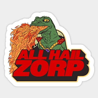 All Hail Zorp - Parks and Rec Cult Sticker